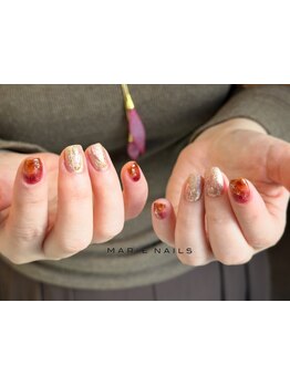 ショートネイルデザインが豊富