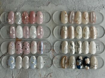 フラワーデザインネイル