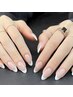 【ハンド】フレンチネイル（クリアベース）　￥6600