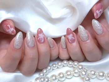 きらめきラメ×上品リボン