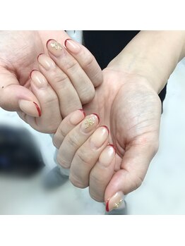 ホワイトネイル 名駅店(WHITE NAIL)/ワンカラー/カラーライン