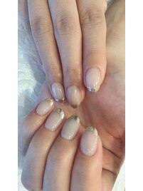 ミラーフレンチネイル