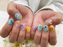 プルミエ ネイル(Premier Nail)/お持込み☆鳥獣戯画ネイル