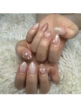 東海最大級ネイルサロン by レディスペネイル 名駅店/ピンクネイル