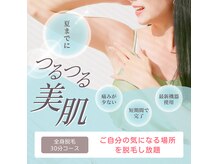 3つの幸せの雰囲気（地域最安値で痛みも少なく肌に優しいLED脱毛）