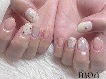 ワイヤー　リボン　パール