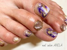 アネラ(ANELA)/パープルニュアンスネイル
