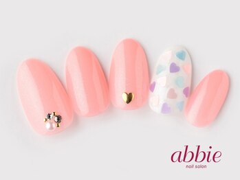 ネイルサロン アビー 宮益坂店(abbie)/ハートネイル ¥9867