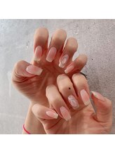 アンダーバーホワイトプラス 南海難波店(_WHITE+)/チークネイル