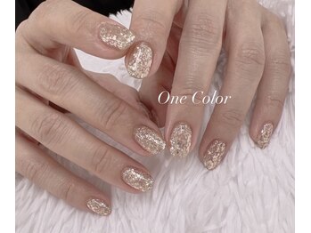 はあとねいる 安佐南店/ラメワンカラー