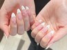 ☆新規限定☆【オフ無料】ハンド◇クリアフレンチネイル ¥6500