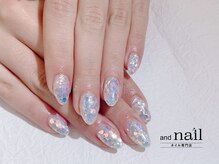 アンドラッシュ アンドネイル 本郷三丁目駅前店(and lash/and nail)/ワンカラー