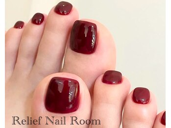 リリーフネイルルーム(RELiEF NAiL ROOM)/フットネイル ワンカラー