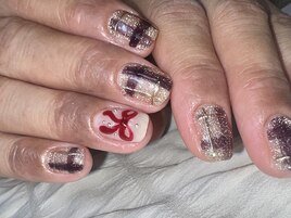 チェックネイル