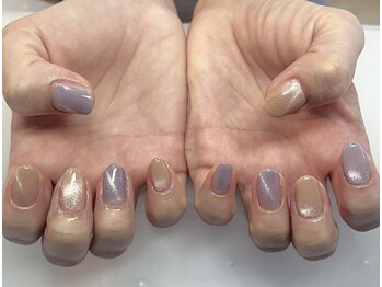 パステルカラーmag紫★オレンジ