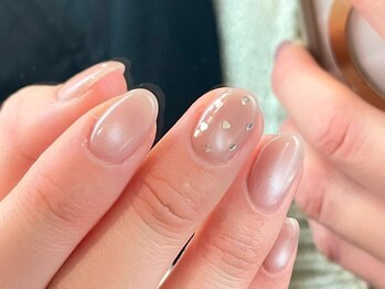 アイネイルズ 三宮店(I nails)/ナチュラルマグハート￥7420