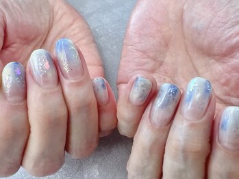 エムスラッシュ ネイル センター北店(M.SLASH)/梅雨色ネイル