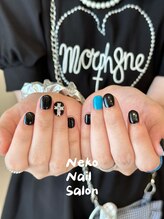 ネコ(Neko)/ワンホン　黒　ブルー