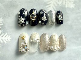 クリスマス限定ネイル¥10000