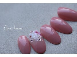 桜ネイル/石神井公園