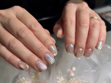 ネイル ミュー(nail myuu)の雰囲気（うるうる～キラキラまで多種多様なマグネットジェルあります！）