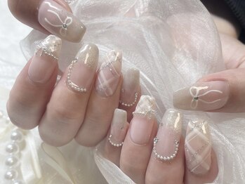 フィオレネイル(fiore nail)/チェックネイル