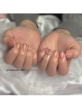 リンモチコミ(Rin)/【フィルイン】フレンチネイル