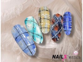 チェックネイルのバリエーション