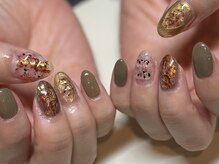 ハレ(80_hare_)/秋ニュアンスネイル