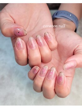 コラソンネイル(corazon nail)/HAND90分コース☆ニュアンス