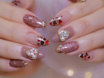 幻之花ネイルの写真/実力派ネイリストの高技術・ハイセンスで納得の仕上がりに！リピーター続出の肌魅せ【ワンホンネイル】