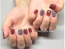 ネイルサロン モーイ(Nail Salon mooi)/チェック柄ネイル