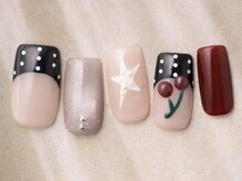 アイネイルズ 天神今泉店(I-nails)/ドットフレンチチェリー
