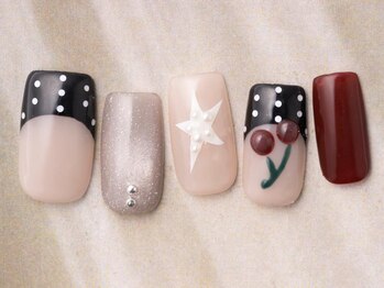 ドットフレンチチェリー