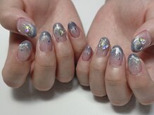 アムネイル(am.nail)/blue10本アート
