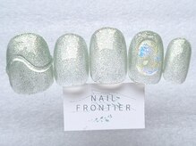 ネイルフロンティア 吉祥寺(NAIL FRONTIER)/グリーンうるうるネイル5480円～