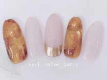 ラピス 自由が丘(Lapis)/べっこう×ミラーネイル
