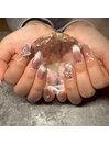 オーロラネイルニュアンスネイル