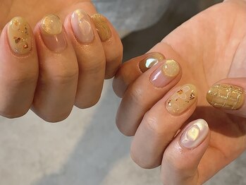 ドレス(Dress nail＆eyelash Lolonois)/イエローネイルフィルイン