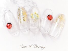 てんとう虫ネイル￥9000