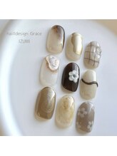 ネイル デザイン グレイス(Grace)/IZUMIワンポイントデザイン