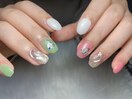 ミラーアートネイル