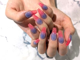 【スカルプ】個性派ダブルグラデ