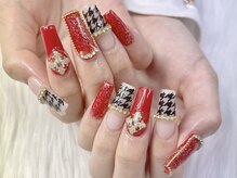 ミエルドビジューネイル(Miel de Bijou NAIL)/ロングネイル/長さだし/スカルプ