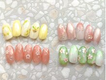 ミンクスタイル 恵比寿店(Mink Style)/桜ネイル/フラワーネイル/春
