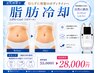 最新機器【本気痩身の方】脂肪冷却☆同時に4カップ!お腹・背中・腰肉集中ケア