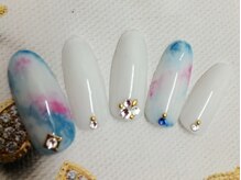 ネイルサロン リリオ(Nail Salon Ririo)/春夏タイダイ柄ネイル