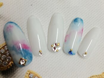 ネイルサロン リリオ(Nail Salon Ririo)/春夏タイダイ柄ネイル