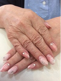 春のお花ネイル