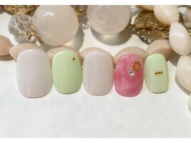 オシャレスタッズネイル♪